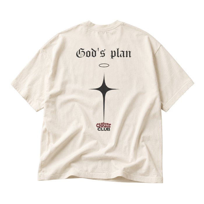 Son of God Graphic Tee — Christian Faith Back Print Oversized Boxy T‑Shirt