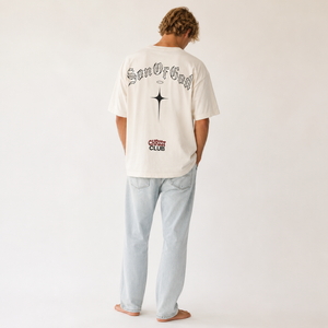 Son of God Graphic Tee — Christian Faith Back Print Oversized Boxy T‑Shirt