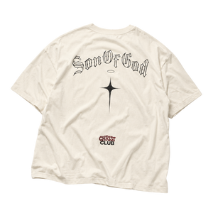Son of God Graphic Tee — Christian Faith Back Print Oversized Boxy T‑Shirt
