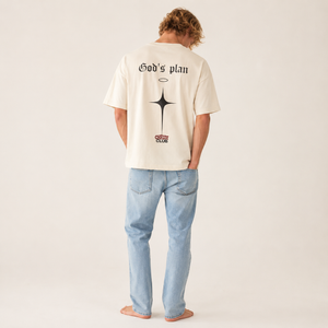 Son of God Graphic Tee — Christian Faith Back Print Oversized Boxy T‑Shirt