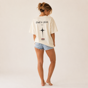 Son of God Graphic Tee — Christian Faith Back Print Oversized Boxy T‑Shirt