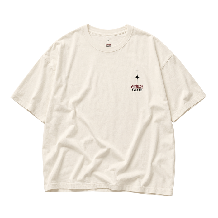 Son of God Graphic Tee — Christian Faith Back Print Oversized Boxy T‑Shirt