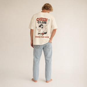 Copy of God's Plan Graphic Tee — Christian Faith Back Print Oversized Boxy T‑Shirt