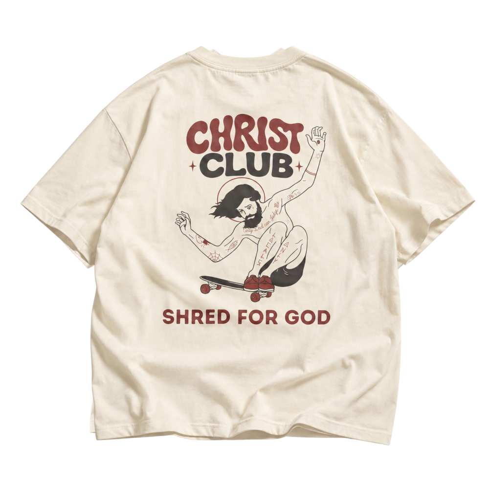 Copy of God's Plan Graphic Tee — Christian Faith Back Print Oversized Boxy T‑Shirt