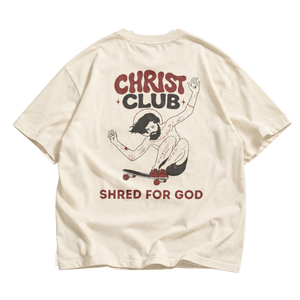 Copy of God's Plan Graphic Tee — Christian Faith Back Print Oversized Boxy T‑Shirt