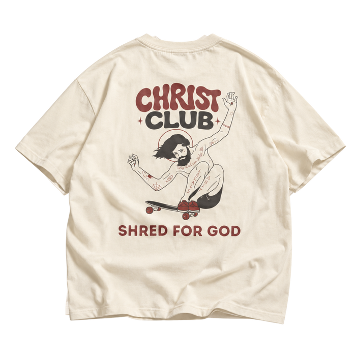 Copy of God's Plan Graphic Tee — Christian Faith Back Print Oversized Boxy T‑Shirt