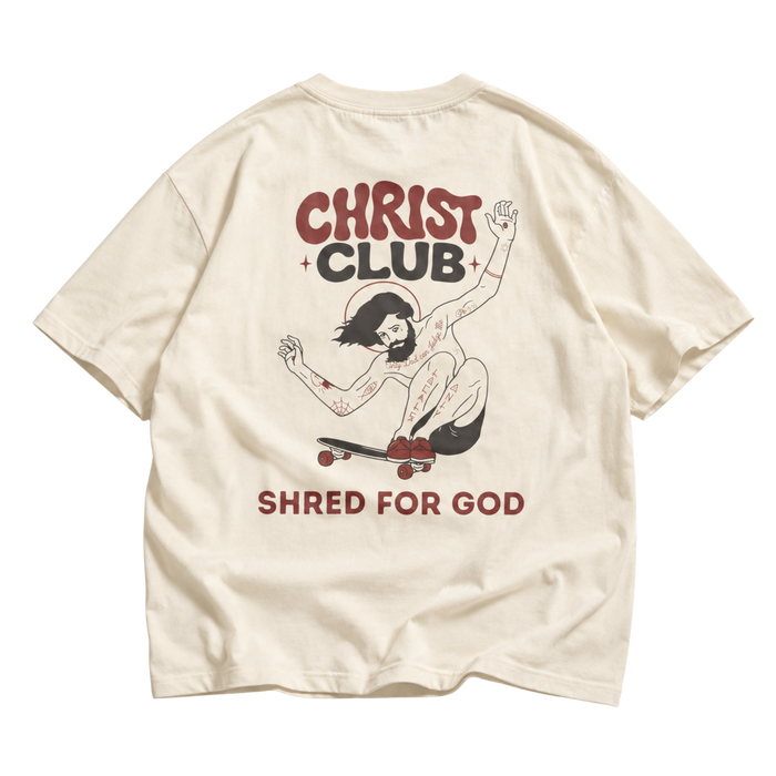 Copy of God's Plan Graphic Tee — Christian Faith Back Print Oversized Boxy T‑Shirt